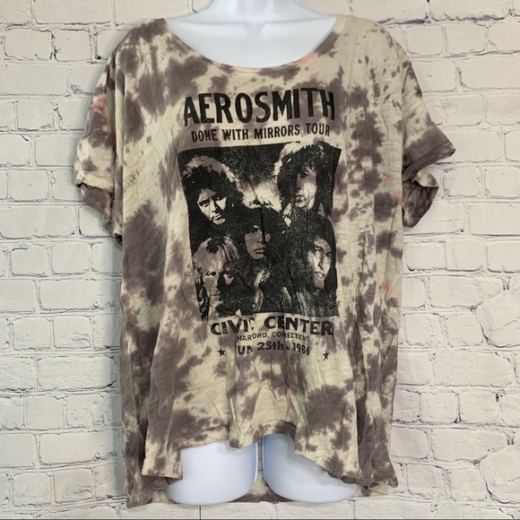 VS PINK Band Tee Aerosmith Large - Picture 2 of 7
